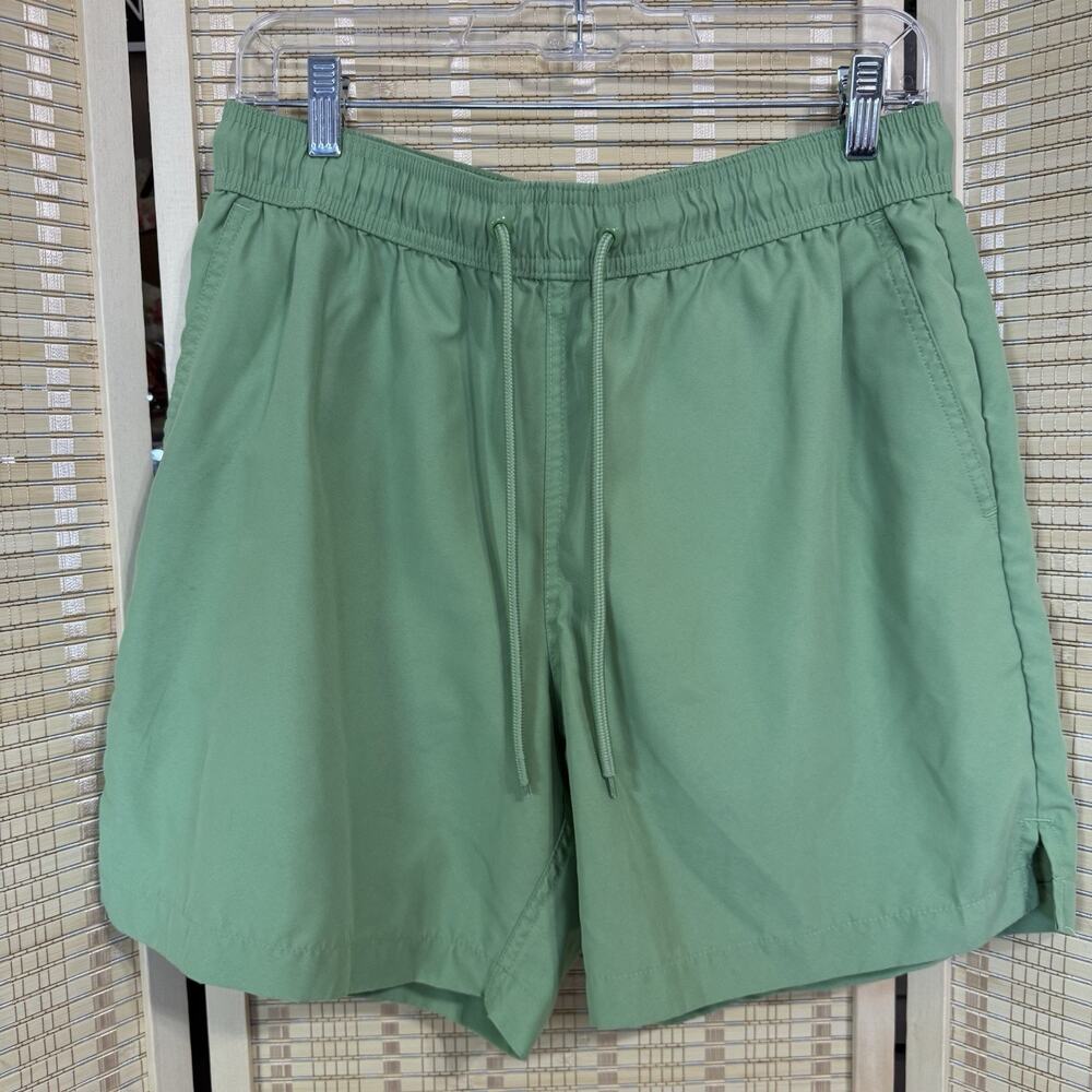 George Swim Shorts Men's Size Medium (32-34) Light Green Lined Swimwear